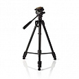 Nedis TPOD4200BK - Stativ | max. 3 kg | 60 - 165cm | 3 Segmenty | Náklon & Natočení | ABS / Hliník | Černá