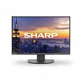 Sharp 24" EA242W Black - 1920x1200, IPS, W-LED, DP, HDMI, DP-OUT, LAN, USB-C, 150 mm height adjustable