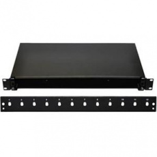 OPTIX 19" Optická vana 24xSC šedá aretace plastovým klipem