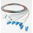 OPTIX LC/UPC Optický pigtail 09/125 2m 12ks barevné 250 i 900um G657A EASY STRIP