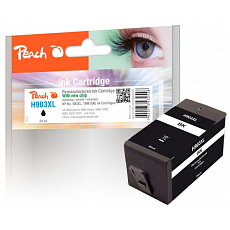 PEACH kompatibilní cartridge HP No. 903XL, černá, T6M15AE OEM chip