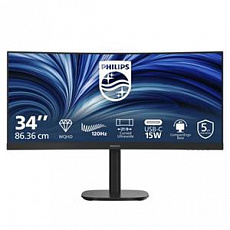 Philips LCD 34B2N3500C 34" zakřivený VA/3440x1440@120Hz/4ms/350cd/2xHDMI/DP/USB/Repro/HAS/5 let