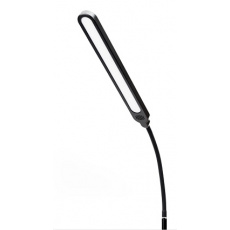 PLATINET stojací lampa SIGNUS 10W 84 LED 500 lumenů, černá, výška 150cm
