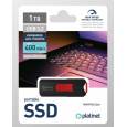PLATINET přenosný SSD disk  USB 3.2 R/W UP TO 400MB/s 1TB černá