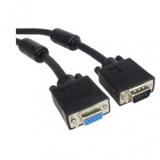 PremiumCord Kabel prodlužovací HQ(Coax) 2x ferrit, SVGA, DDC2, 3xCoax+8žil, 2m