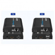 PremiumCord 4K@60Hz HDMI KVM extender s USB 2.0 na 120m přes LAN síť, over IP