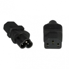 Premium Cord Adaptér IEC C13 female na IEC C6 male "trojlístek" napětí 230V, 2.5A