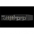 QNAP řízený switch QSW-M3212R-8S4T (4x 10GbE porty + 8x 10G SFP+ porty, poloviční šířka)