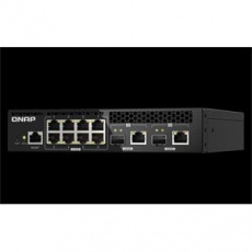 QNAP řízený switch QSW-M3212R-8S4T (4x 10GbE porty + 8x 10G SFP+ porty, poloviční šířka)