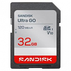 SanDisk Ultra GO SDHC UHS-I Card 32GB SD 120MB/s Read Full HD video