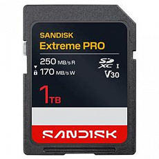 SanDisk Extreme Pro SD UHS-I 1TB SD 250MB/s(R) / 170MB/s(W)