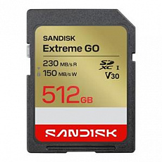 SanDisk Extreme SD UHS-I 512GB SD 230MB/s(R) / 150MB/s(W)