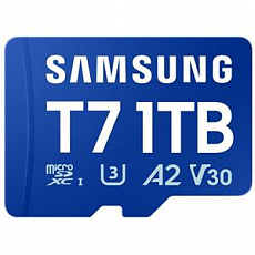 Samsung T7/Micro SDXC/1TB/UHS-I U3 / Class 10/Modrá + Adaptér