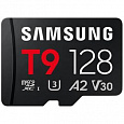 Samsung T9/Micro SDXC/128GB/UHS-I U3 / Class 10/+ Adaptér/Černá + Adaptér