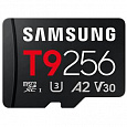 Samsung T9/Micro SDXC/256GB/UHS-I U3 / Class 10/+ Adaptér/Černá + Adaptér