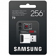 Samsung T9/Micro SDXC/256GB/UHS-I U3 / Class 10/+ Adaptér/Černá + USB Adaptér
