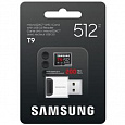 Samsung T9/Micro SDXC/512GB/UHS-I U3 / Class 10/+ Adaptér/Černá + USB Adaptér