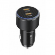 SWISSTEN CL ADAPTÉR 2x USB-C PD, 50W ČERNÝ + KABEL USB-C / USB-C, 1 M