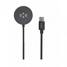 SWISSTEN MAGNETICKÝ KABEL 2v1 PRO SAMSUNG GALAXY WATCH A USB-C, USB-C (USB-A) 1.2 M ČERNÝ