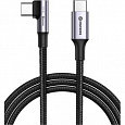 SWISSTEN TEXTILNÍ DATOVÝ KABEL ARCADE USB-C / USB-C 2 M, 5A (100W) PRO NOTEBOOKY ČERNÝ