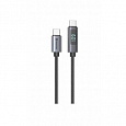SWISSTEN LCD KABEL USB-C / USB-C 1 M ČERNÝ