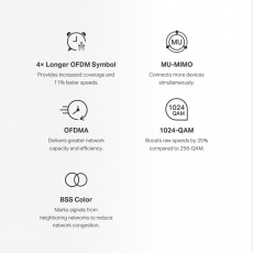 Mercusys Halo H60X(1-pack) - AX1500 Wi-Fi 6 mesh systém pro celou domácnost