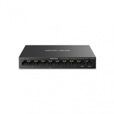Mercusys MS110CMP 8portový 10/100 Mb/s + 2portový gigabitový stolní přepínač s 8 porty PoE+