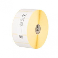 Zebra Label, Paper, 76.2x44.5mm; Direct Thermal, Z-Select 2000D Removable, Removable Adhesive, 19mm Core, Perforation and Black Ma