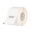 Zebra Label, Polyester, 6.625x6in (168.3x152.4mm); DT, Z-Slip, Coated, Permanent Adhesive, 3in (76.2mm) core, 660/roll, 2/box, Pri