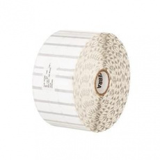 Zebra Label, Polypropylene, 2.1875x0.5in (55.6x12.7mm); DT, 8000D Jewelry, Coated, Permanent Adhesive, 1in (25.4mm) core, 3510/rol