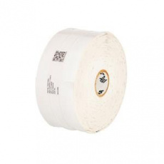 Zebra Wristband, Synthetic, 2x7in (50.8x177.8mm); DT, Lam 65843RM / 66213RM, Coated, 1in (25.4mm) core, 275/roll, 6/box. Black mar