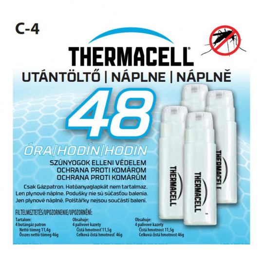 Náplň Thermacell náhradní butanová C-4 4ks