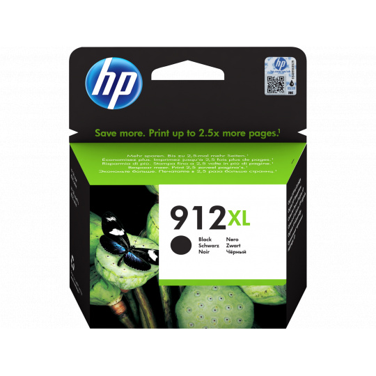 Inkoust HP 912 XL černá, 3YL84AE (825 str./ 5%)