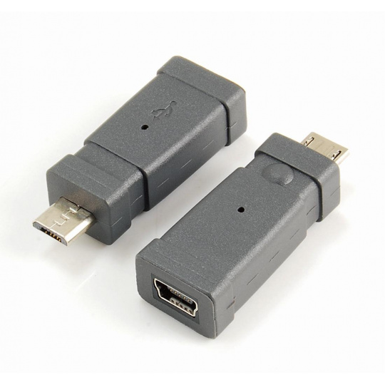 Redukce USB mini 5 PIN/female - Micro USB/male