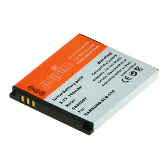 Baterie Jupio SLB-07A pro Samsung 760 mAh