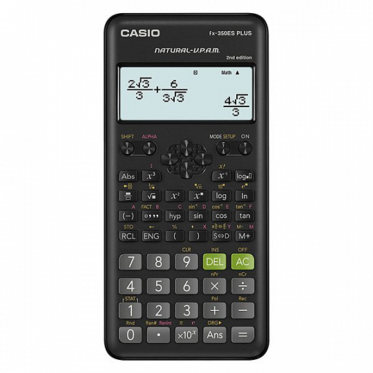 Kalkulačka Casio FX 350 ES PLUS 2E černá