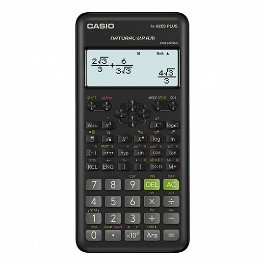 Kalkulačka Casio FX 82 ES PLUS 2E černá Kalkulačka Casio FX 82 ES PLUS 2E černá