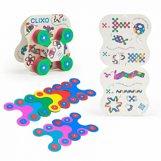 Stavebnice CLIXO Tiny & Mighty - magnetická, 9 kusů