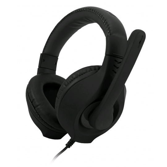 C-TECH herní sluchátka s mikrofonem Nemesis V2 (GHS-14G), černá