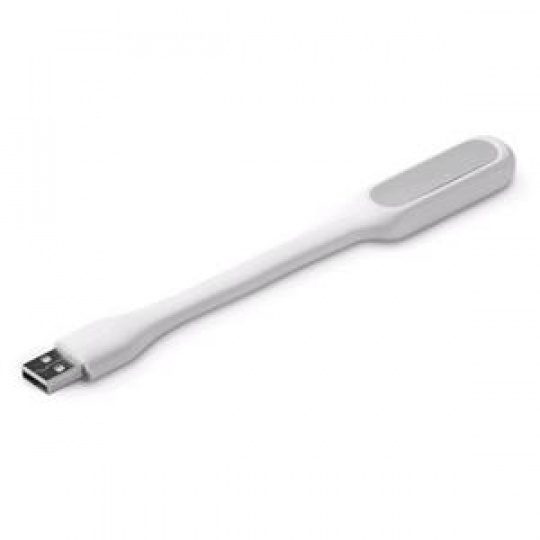 C-TECH UNL-04, USB lampička k notebooku, flexibilní, bílá