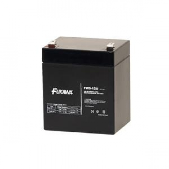 FUKAWA akumulátor FW 5-12 U (12V; 5Ah; faston F2-6,3mm; životnost 5let)