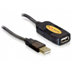Delock USB 2.0 kabel, prodlužující A-A samec/samice 5m, aktivní