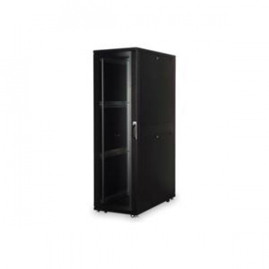 DIGITUS 47U serverový stojan, Unique Series, dveře z děrované oceli 2272x600x1200 mm, barva černá (RAL 9005)