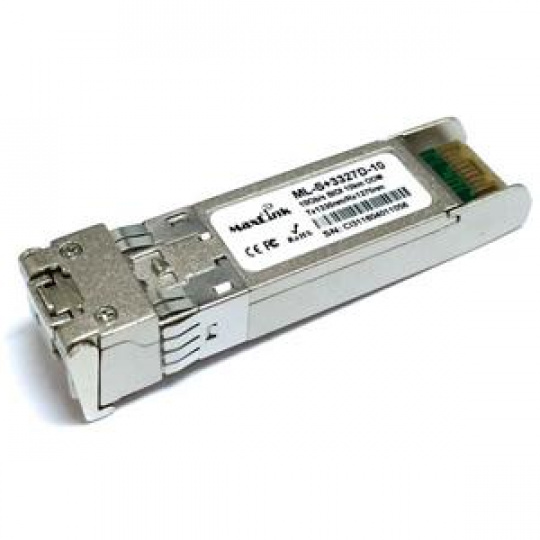 MaxLink 10G SFP+ optický modul, WDM(BiDi), SM, Tx 1330/Rx1270nm, 20km, 1x LC konektor, DDM, Cisco compatible