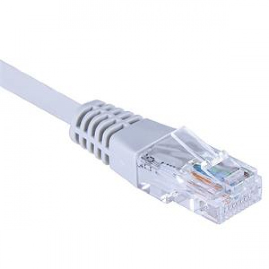 Masterlan comfort patch kabel U/FTP, extra slim, Cat6A, 1m, šedý, LSZH