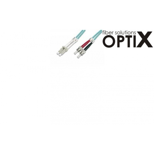 OPTIX LC-ST Optický patch cord 50/125 3m Duplex OM3
