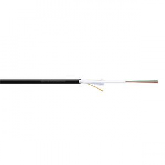 DIGITUS instalační kabel vnitřní/venkovní A/I-DQ (ZN) BH 50/125µ OM3, 12 vláken, CPR Dca, LSZH - 1m