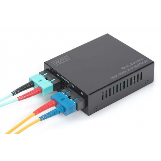 DIGITUS Professional Fast Ethernet Multimode/Singlemode Media Converter SC/SC