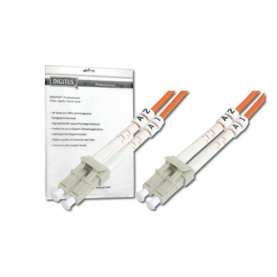 Digitus Fiber Optic Multimode Patch Cord, SC / SC