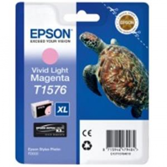 EPSON cartridge T1576 vivid light magenta (želva)